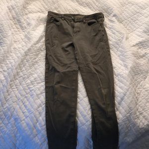American eagle green skinny jeans high waisted